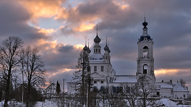 218. Церковь Покрова, Толгоболь, Ярославская область. Автор — Николай Васильевич Белавин