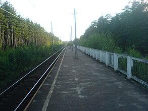 Чайка. Вид в сторону ст. Лебяжье