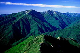 Vue depuis le mont Shiomi.