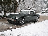 1973 MGB "tourer" fitted with "factory hardtop"
