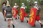 Miniatiūra antraštei: Romėnų kariuomenė