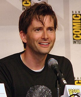 David Tennant, l'interprète du Docteur, au Comic-Con 2009.