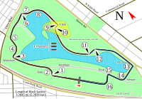 Albert Lake Park Street Circuit in Melbourne, Australia.svg