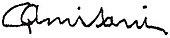 signature de Giuseppe Amisani