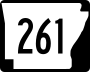 Highway 261 marker