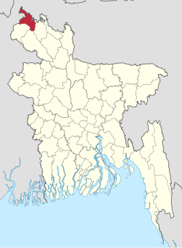 Kaart van Panchagarh