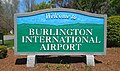 Burlington (BTV) Airport Sign: May 2016