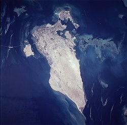 תמונת לוויין של האי