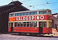 Doppeldecker Tram aus Barcelona (vor 1971)