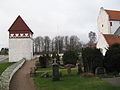 Bodil Kirke, Glockenturm