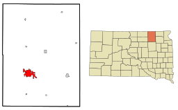 Aberdeen i Brown County och South Dakota