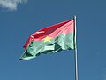 Dalgalanan Burkina Faso bayrağı