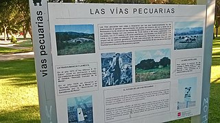 Cartel de las Vías Pecuarias