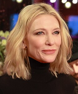 Cate Blanchett februari 2023.