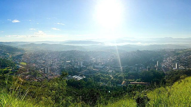 Vista panorâmica de Caxambu