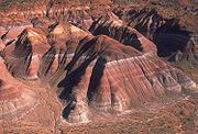 The Chinle Badlands at Grand Staircase-Escalante National Monument.