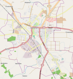 Mapa lokalizacyjna Ciechanowa
