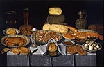 Clara Peeters (1594–1657) tranh tĩnh vật với cua, tôm và tôm hùm