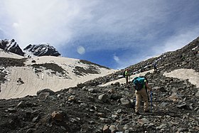 View of the northern side of the pass