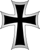 Schwarz-Weißes Kreuz des Deutschen Ordens