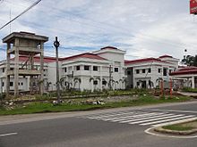 Democrito O. Plaza Memorial Hospital in Prosperidad. Opened in 2017. D.O. Plaza Memorial Hospital, Patin-ay, Prosperidad (Original Work).jpg