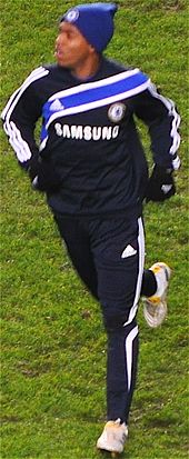 Sturridge training with Chelsea in 2010 Daniel Sturridge - chelsea.JPG