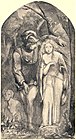 لا بیلے ڈیم سینز مرسی (1848)، کچھ پنسل دے نال قلم تے سیپیا