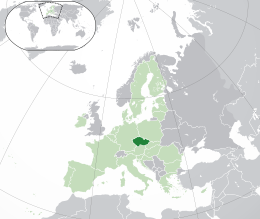 Repubblica Ceca - Localizzazione