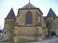 Eglise fortifiée de Vivier-au-Court Ardennes 1. 
 JPG