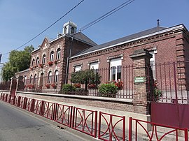 The town hall of Estrées