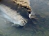 Mount Etna erupts in 2002, triggered by a series of strong earthquakes