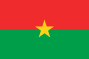 Flagge Burkina Fasos