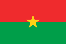 Vlag van  Burkina Faso