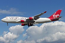 A Boeing 747-400 típusból összesen 12 db-ot rendelt a Virgin