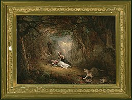 Leatherstocking Kills the Panther, 1834, Musée des Beaux-Arts de Boston