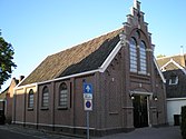 Zicht ip oude gereformeerde kerke (1892) an de Kerkweg in Maarssen (ryksmonument)