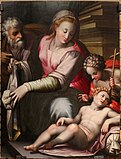 Святое семейство с маленьким Иоанном Крестителем. Между 1570 и 1580. Холст, масло. Муниципальный музей, Пистоя