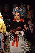 Girl in Slovak Folk Wedding Costume