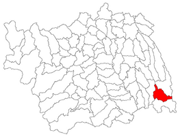 Glăvănești – Mappa