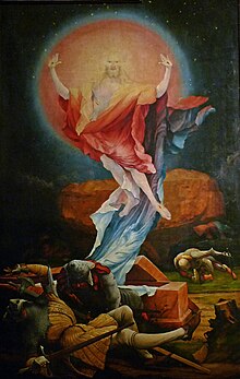 Resurrection of Jesus, Matthias Grunewald Grunewald - christ.jpg