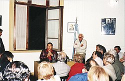 Chavez speaking at an event in Buenos Aires in October 1995 HUGO CHAVEZ FRIAS en Buenos Aires 1995.jpg