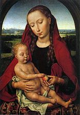 Hans Memling: Jomfruen og barnet. 1400-tallet.