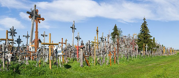 Hill of Crosses from southern side