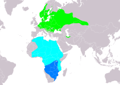 Distribución de Hippolais icterina