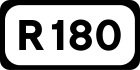 R180 road shield}}