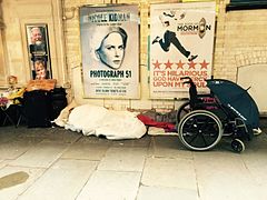 Rough sleeper in London, 2015 Image1-65 Allan Warren.JPG