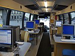 Interiör i "Netti-Nysse", en internetuppkopplad buss för vuxenutbildning, 2007