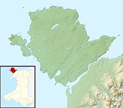 メナイ海峡 Menai Straitの位置（アングルシー島内）