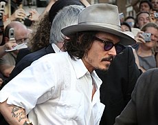 Celebrity hairstyles Johnny Depp 1