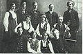 Gruppebilde fra jubileumsutstillingen på Frogner i 1914